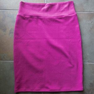 Pink Cassie Pencil Skirt